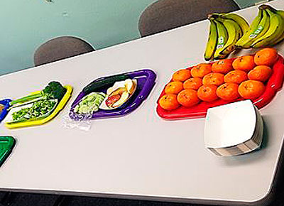 Fruitopia table at Make it Take it